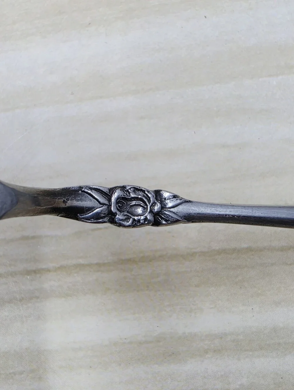 Ekco Bellisima Grand Prix Silverware 12 Pieces Spoons Single Flower Stainless